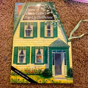 Anne of Green Gables Pop-Up Doll House 1994 5 Paper Dolls. Vintage